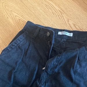Pull&Bear Black Wide Leg Jeans